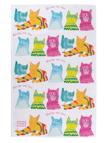 Miaow Cat Tea Towel