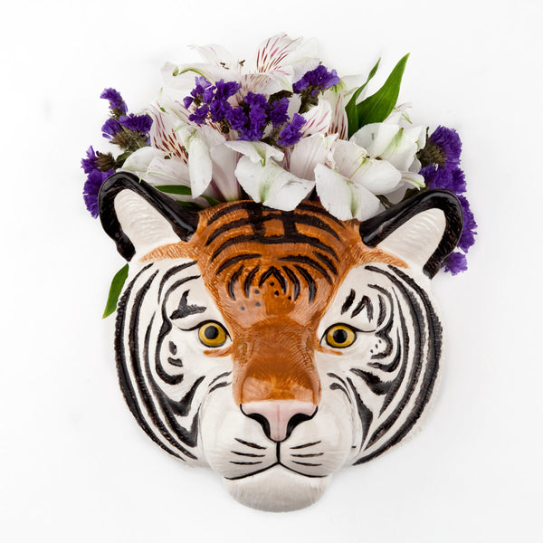 Animal Wall Vase - Tiger