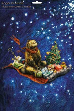 Advent Calendar - Bear on magic carpet