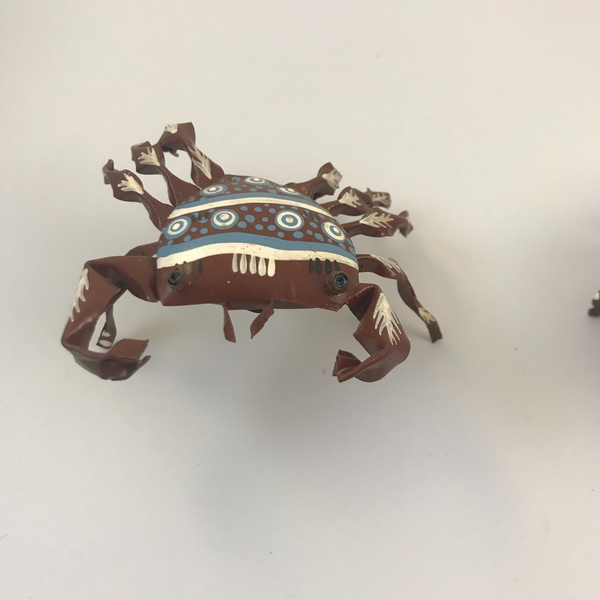 Hand painted metal animals