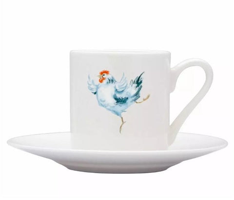 Dancing Hen Espresso Mug