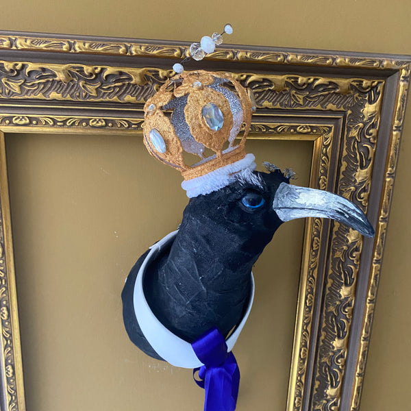 Rook with Gold Crown by Joanna Coupland