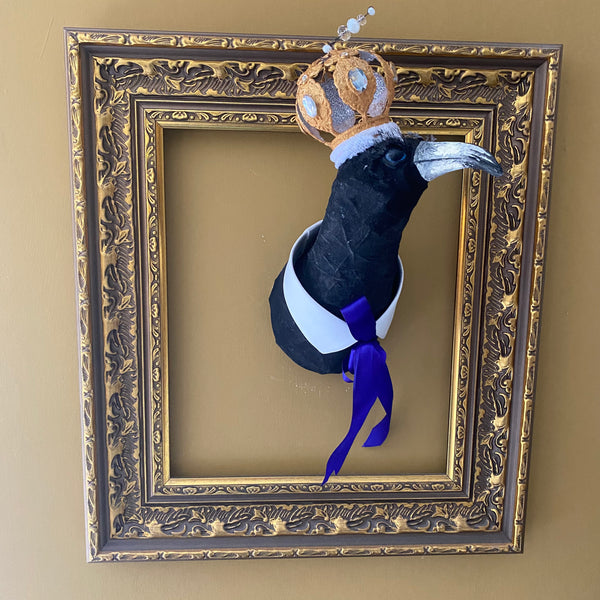 Rook with Gold Crown by Joanna Coupland