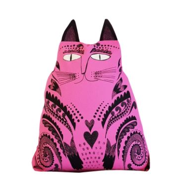 Kitty Cat Cushion Pink