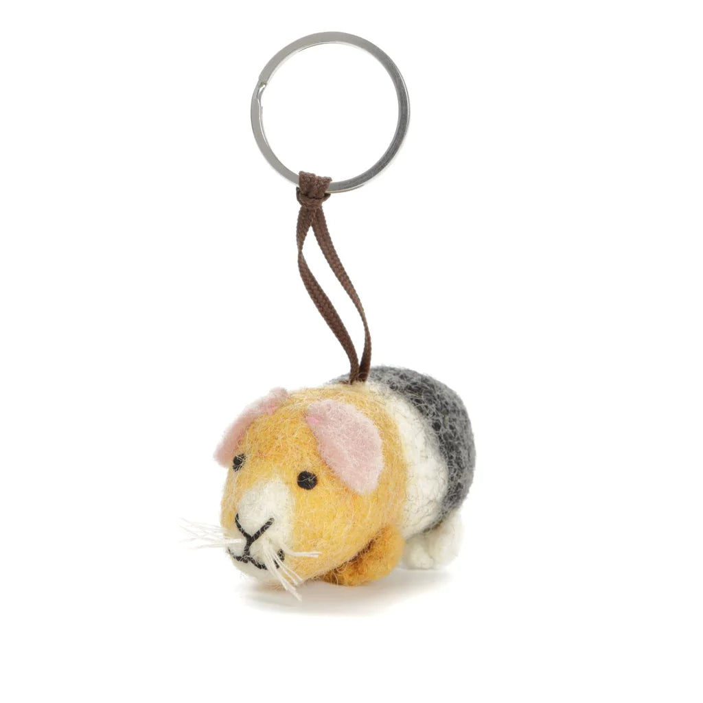 Key Ring - Felt Guinea Pig